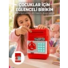 Mey İthalat® Kırmızı ATM Kasa Tipi Para Biriktirme Kumbarası