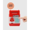Mey İthalat® Kırmızı ATM Kasa Tipi Para Biriktirme Kumbarası