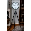 Mey İthalat® Krom Sade & Şık Tripod Ayaklı Saat