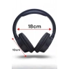 Mey İthalat® Kulak Üstü Bluetooth Kulaklık Ayarlanabiilir Uzun Pil Ömrü Kablosuz 5.0 Bluetooth