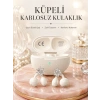 Mey İthalat® Küpeli Kablosuz Kulaklık Uzun Süreli Batarya Performansı