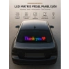 Mey İthalat® LED Matrix Piksel Panel Işığı USB Uygulama Kontrollü Kaydırmalı Yazı Ekranı