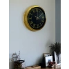 Mey İthalat® Luxury Gold 40 Cm Metal Duvar Saati