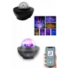 Mey İthalat® Masa ve Gece Lambası Renkli Projektör Işıklı Disko Topu Bluetooth Hoparlör