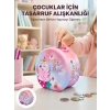 Mey İthalat® Mini Çocuk Para Kasası Güvenli Kilitli Birikim Kutusu