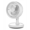 Mey İthalat® Mini Masaüstü Vantilatör Sessiz Çalışan 2 Kademeli Fan Otomatik Salınımlı