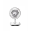Mey İthalat® Mini Masaüstü Vantilatör Sessiz Çalışan 2 Kademeli Fan Otomatik Salınımlı