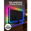 Mey İthalat® Müzikle Senkronize LED Şerit TV Aydınlatma Yeni Nesil