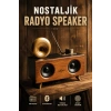 Mey İthalat® Nostaljik Görünümlü Bluetooth Bağlantılı Speaker