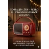 Mey İthalat®  Nostaljik Retro Bluetooth  - FM Radyo, USB ve Bluetooth Kablosuz Hoparlör