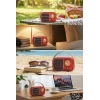 Mey İthalat®  Nostaljik Retro Bluetooth  - FM Radyo, USB ve Bluetooth Kablosuz Hoparlör