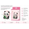 Mey İthalat® OTURAN SEVİMLİ ÇİÇEK PANDA 350 PARÇA BLOCK OYUNCAK