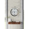 Mey İthalat® Prestij Krom Metal 40 Cm Duvar Saati
