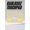 Mey İthalat® Profesyonel Wifi Q Klavye Bluetooth Klavye Touchpad 10.8 Inç Yeni Nesil