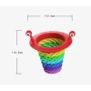Mey İthalat® Renkli 6 Kademeli Lavabo Süzgeci