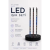 Mey İthalat® RGB LED Dış Ve İç Mekan Süsleme Işığı 10 Çubuklu Şerit