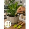 Mey İthalat® Saksı Bitkileri İçin Bahçe El Aleti Seti Ergonomik Ahşap Saplı