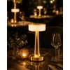 Mey İthalat® Şarjlı Gold Mantar Masa Lambası Dimmer Ayarlı Kablosuz LED Lamba