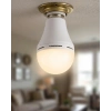 Mey İthalat® Şarjlı LED Ampul 6500K Soğuk Beyaz E27 Duy Enerji Tasarruflu