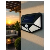 Mey İthalat® Sensörlü Solar Bahçe Lambası Geniş Açılı LED Aydınlatmalı Balkon Garaj ve Bahçe Işığı