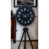 Mey İthalat® Siyah Asil Standart Stil Tripod Ayaklı Saat