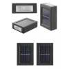 Mey İthalat® Solar Güneş Enerjili Çift Taraflı Duvar Lambası Çift Taraflı Duvar Lamba Güneş Enerjili Yeni Nesil
