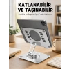Mey İthalat® Taşınabilir Katlanır Tablet Braketi Masaüstü Stand Yeni Nesil