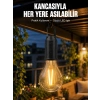 Mey İthalat® Taşınabilir Şarjlı Led Ampul Askılı Lamba Kamp Bahçe Lambası