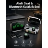 Mey İthalat® TWS Bluetooth Kulaklık ve Akıllı Saat Uyku Takibi Nabız Ölçer Uzun Pil Ömrü