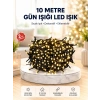 Mey İthalat® Uzun Ömürlü LED Teknolojili 10 Metre Şık Işıklı Süsleme Seti
