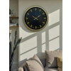 Mey İthalat® Vintage 40 Cm Metal Modern Duvar Saati
