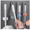 Mey İthalat® Yapışkanlı Pratik Mop Tutucu 4 Adet Beyaz