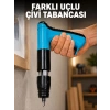Mey İthalat® Yaylı Manuel Çivi Tabancası Ahşap Kaplama Döşeme Sabitleme Aleti