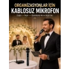 Mey İthalat® Yeni Nesil Kablosuz El Mikrofonu Seti Dijital Ekranlı Çift Mikrofonlu