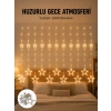 Mey İthalat® Yıldız Desenli Perde Tipi Peri Led 3x3 Metre Aydınlatma Yeni Nesil