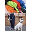 Reflektörlü Fosforlu Köpek Gezdirme Halatı Tasma Kayışı Metal Kancalı 130 cm