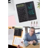 Silinebilir LCD Yazı Tabletli,Kalemli Katlanabilir Bilimsel Hesap Makinesi