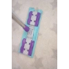 Teleskobik Cam Yer Tavan Silme - İstediğin Bezi Tak Kullan - 4 Mandallı -yedek Bezli Mop Seti