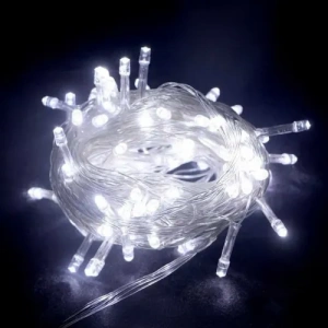 10m 100 LED Boncuk Lamba Beyaz Işık