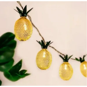 2 Metre 10 LED Pilli 2 Kademeli Ananas Led Işık