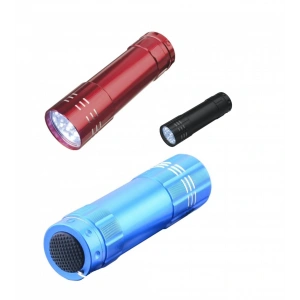 3 Adet 9 Ledli Metal Mini El Fener