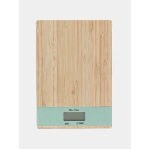 Ahşap Lüks Dijital Ekranlı 15 Kg 1 Gr Çok Şık Hassas Elektronik Mutfak Terazisi