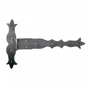 Antika Tarz Dekoratif Pirinç Kuyruklu Dövme Menteşe - 251x393 Mm, Oksit