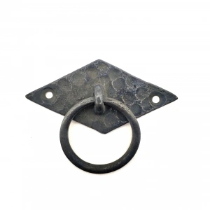 Antika Tarz Dekoratif Pirinç Yan Baklava Kapı Kulbu - 41x82 Mm, Oksit