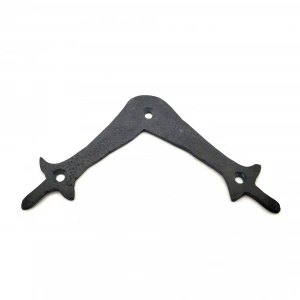 Antika Tarz Dekoratif Pirinç Zambak Gönye - Üst, 107x107 Mm, Oksit