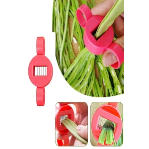 Ayarlanabilir Yeşil Fasulye Dilimleme Kesici Pratik Bamya Bakla Vs Parçalayıcı Dilimleyici