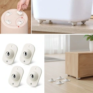 Beyaz Eşya ve Mobilya İçin 4’lü Tekerlekli Kaydırma Aparatı – Hafif ve Orta Ağırlıktaki Ürünler İçin Pratik Kaydırıcı Set