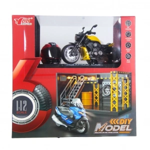 BFS 1/12 Motosiklet Harley Wolverine PB 3R Sesli ve Işıklı