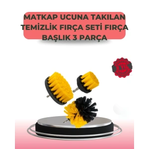 BFS 3 Parça Matkap Ucu Temizlik Fırçası Dayanıklı Naylon Kıllı
