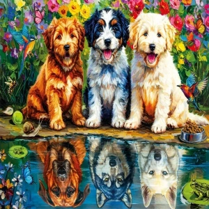 BFS 31503 FEARLESS PUPPIES 100 PARÇA PUZZLE